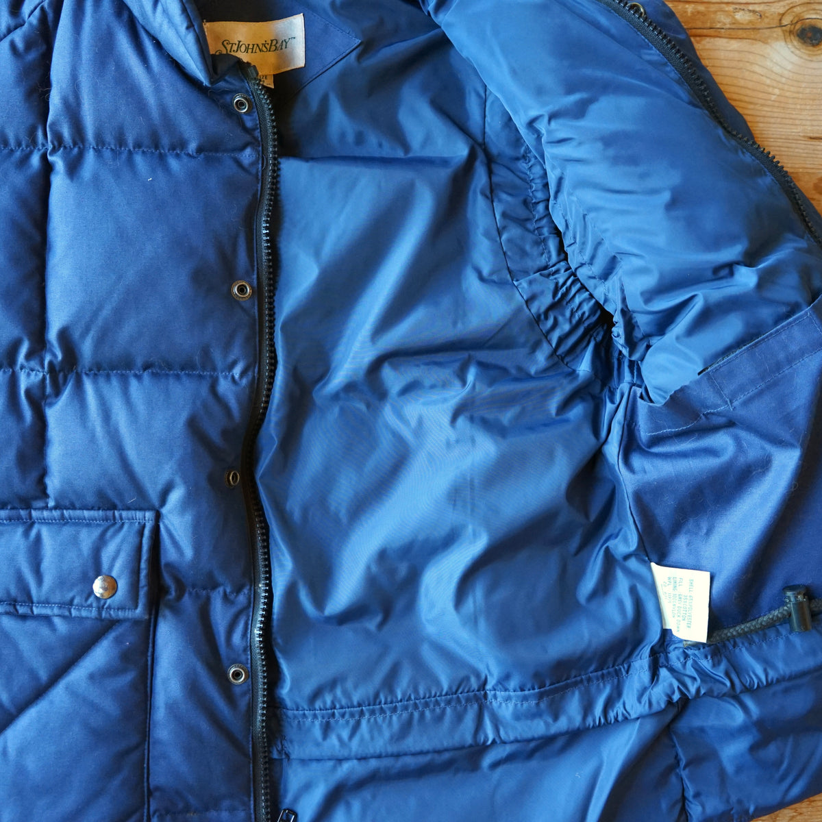 Vintage St Johns Bay Puffer Vest Size M