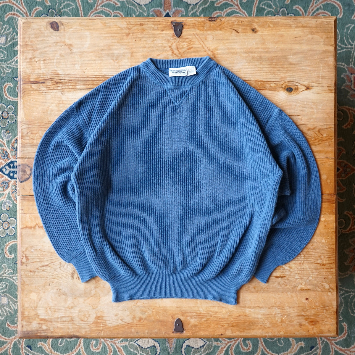 Vintage Gunnison 100% Cotton Knit Sweater Size L