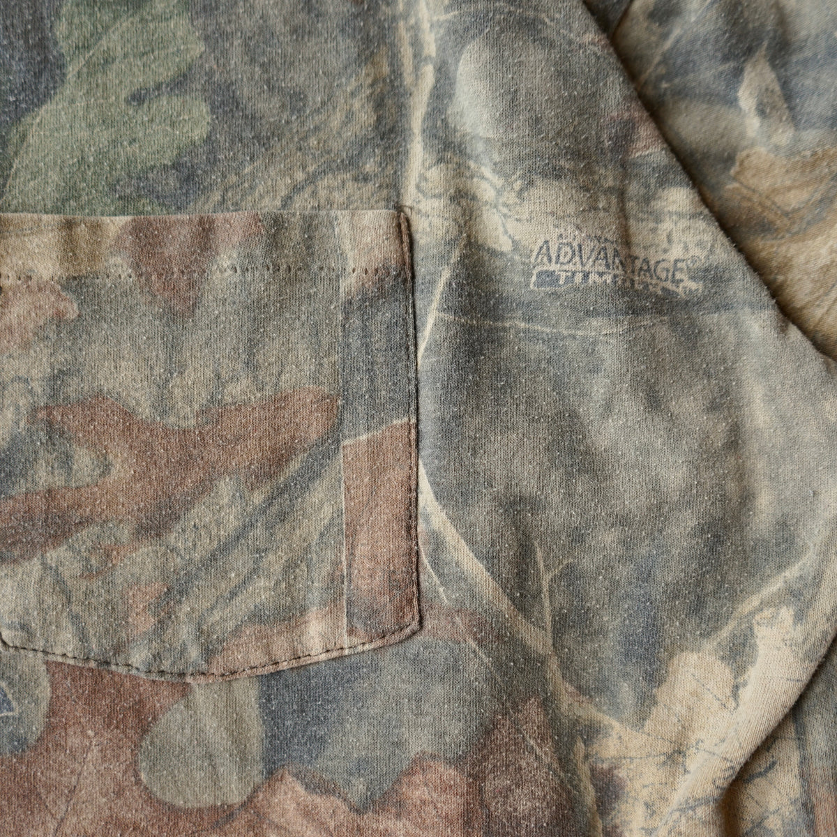 Vintage Advantage Timber Camo Long Sleeve Size L/XL