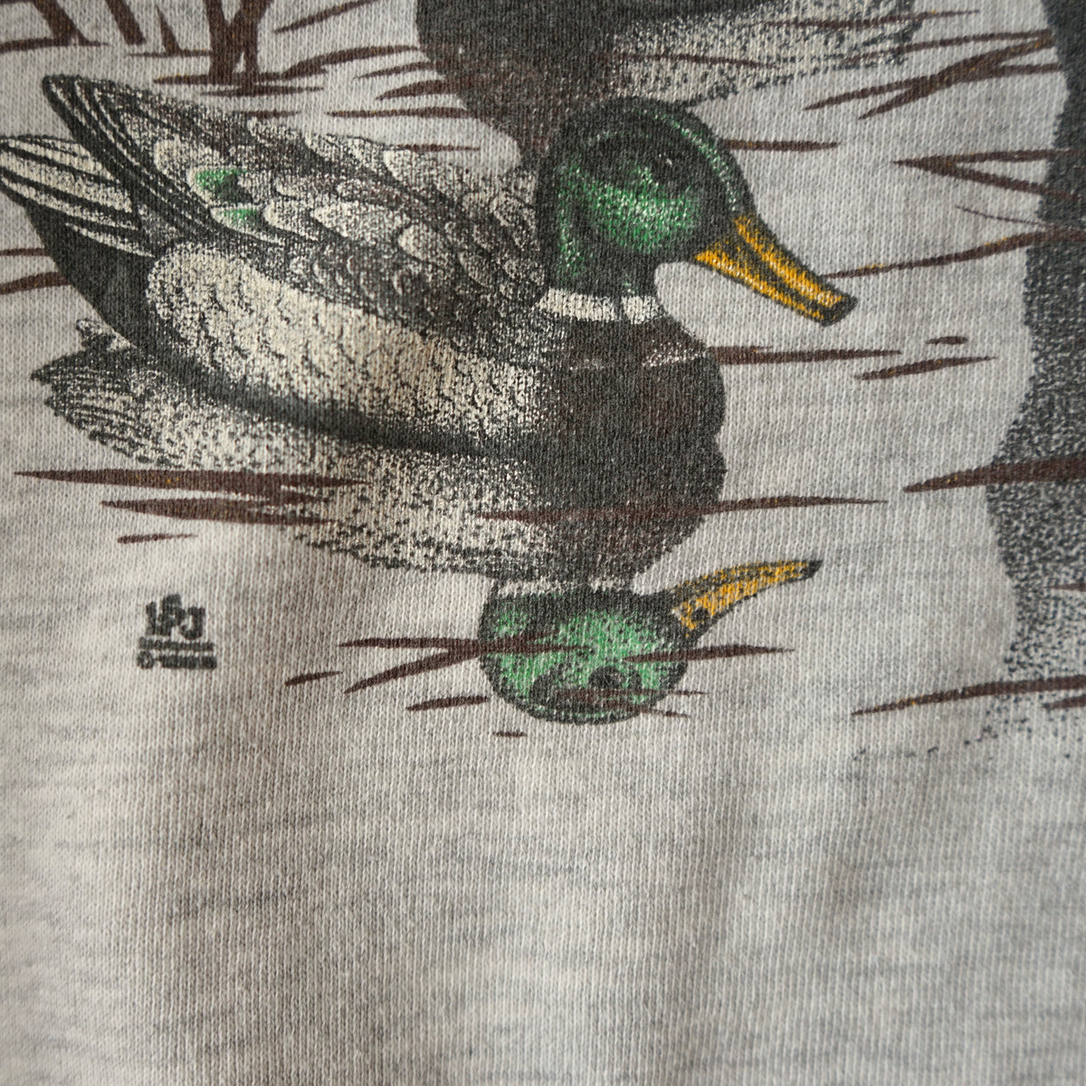 Vintage Jerzees Made in USA Lab Duck Hunting Sweatshirt Size M