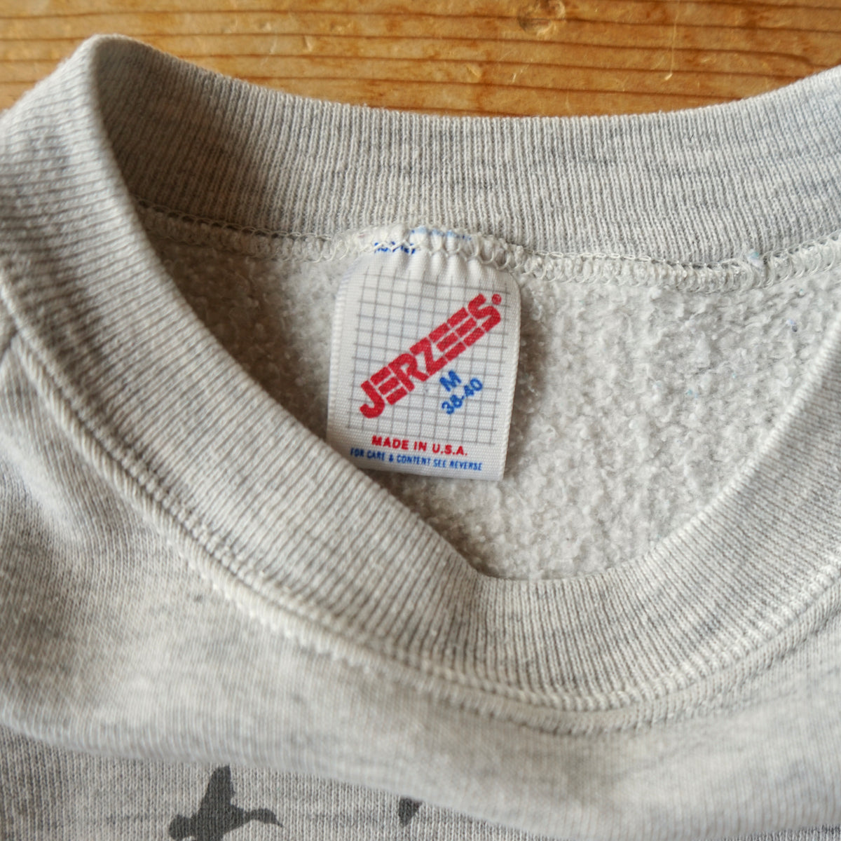 Vintage Jerzees Made in USA Lab Duck Hunting Sweatshirt Size M