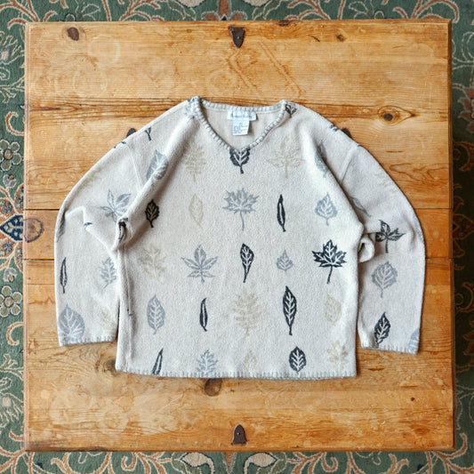 Vintage Robert Scott 100% Cotton Leaf Fleece Size S