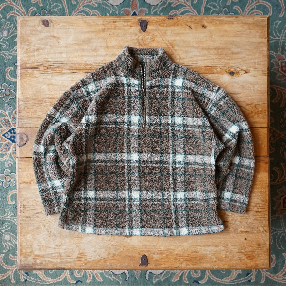 Vintage PUSH Quarter Zip Fleece Size M