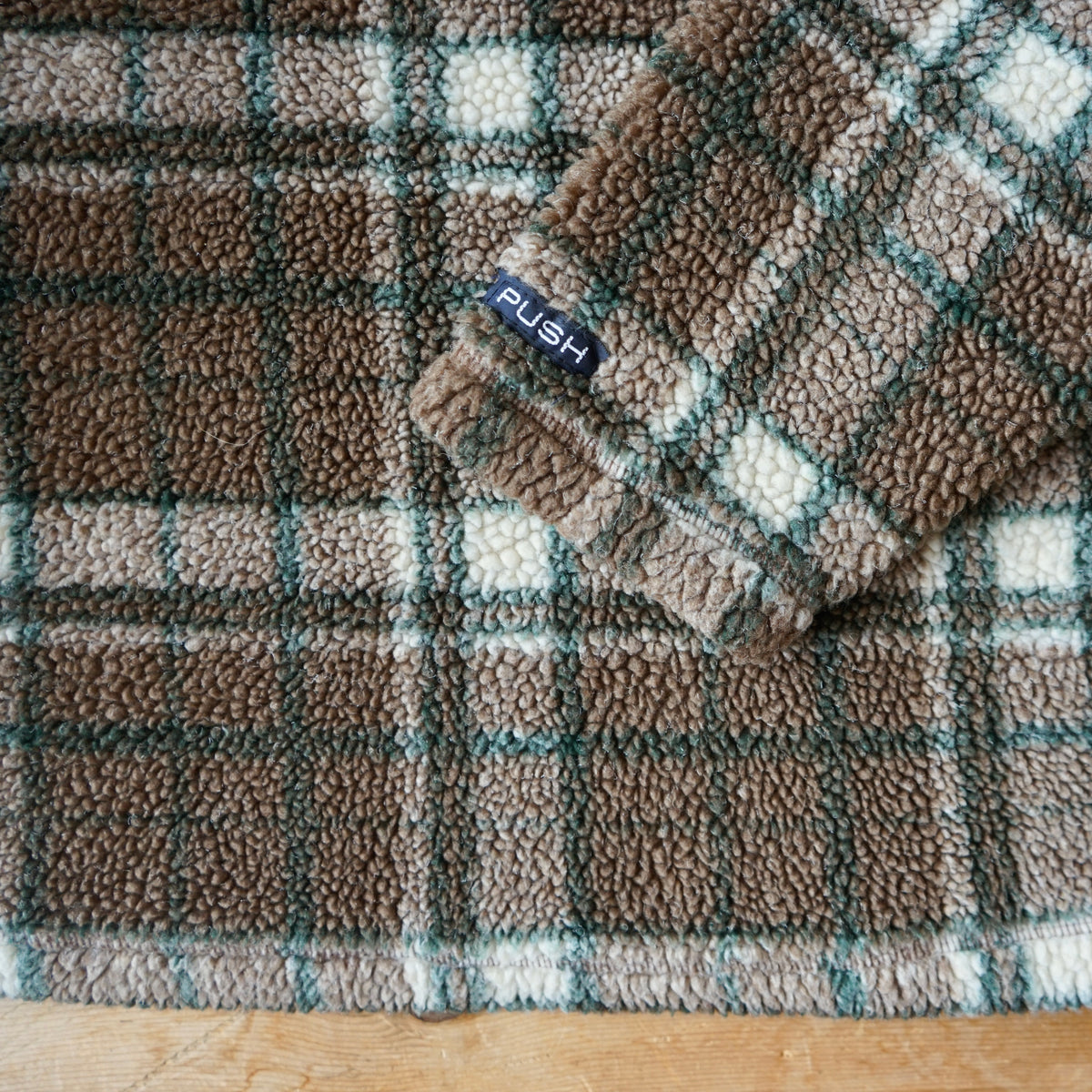Vintage PUSH Quarter Zip Fleece Size M
