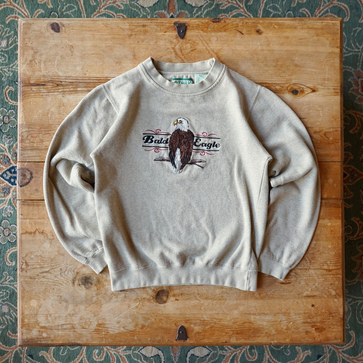Vintage Ozark Trail Bald Eagle Sweatshirt Size Men’s S