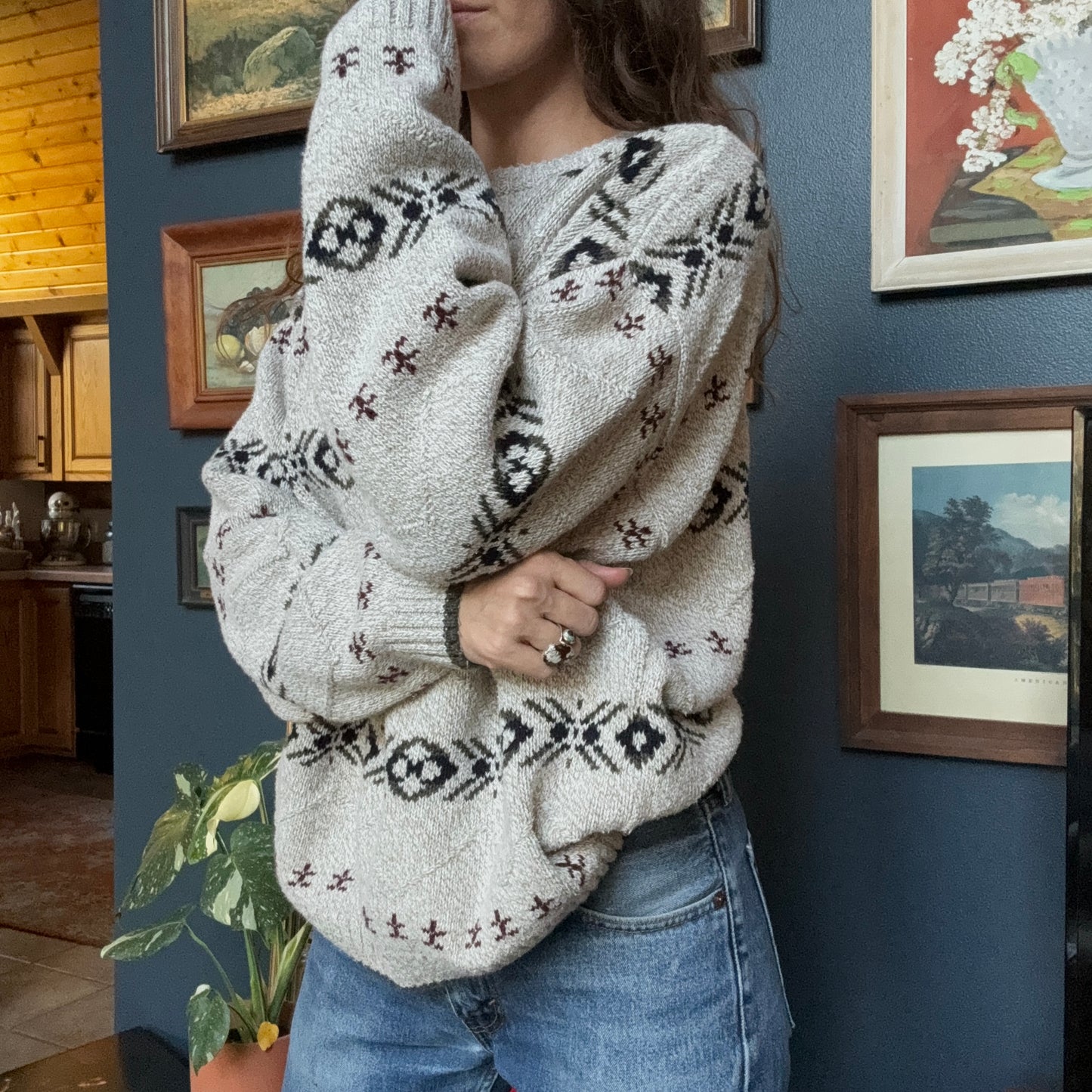 Vintage Trader Bay Sweater Size L