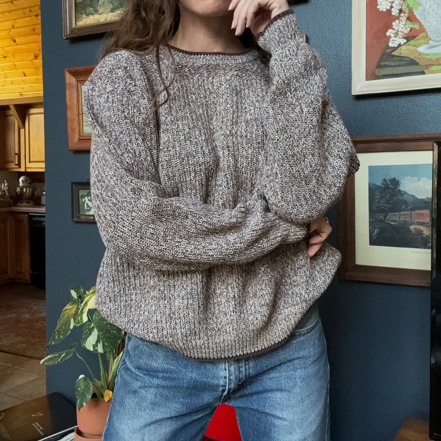 Vintage St Johns Bay Knit Sweater Size L/XL