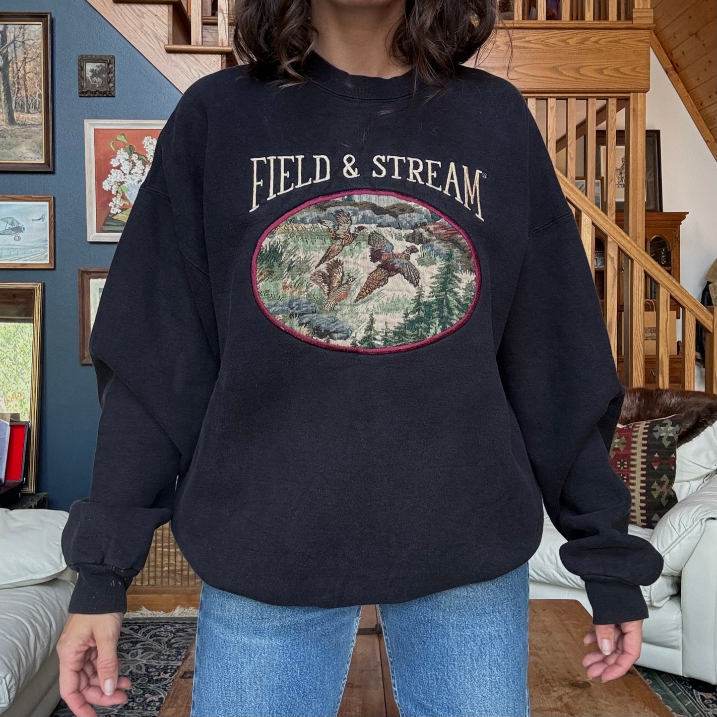 Vintage Heavyweight Field & Stream Pheasant Sweatshirt