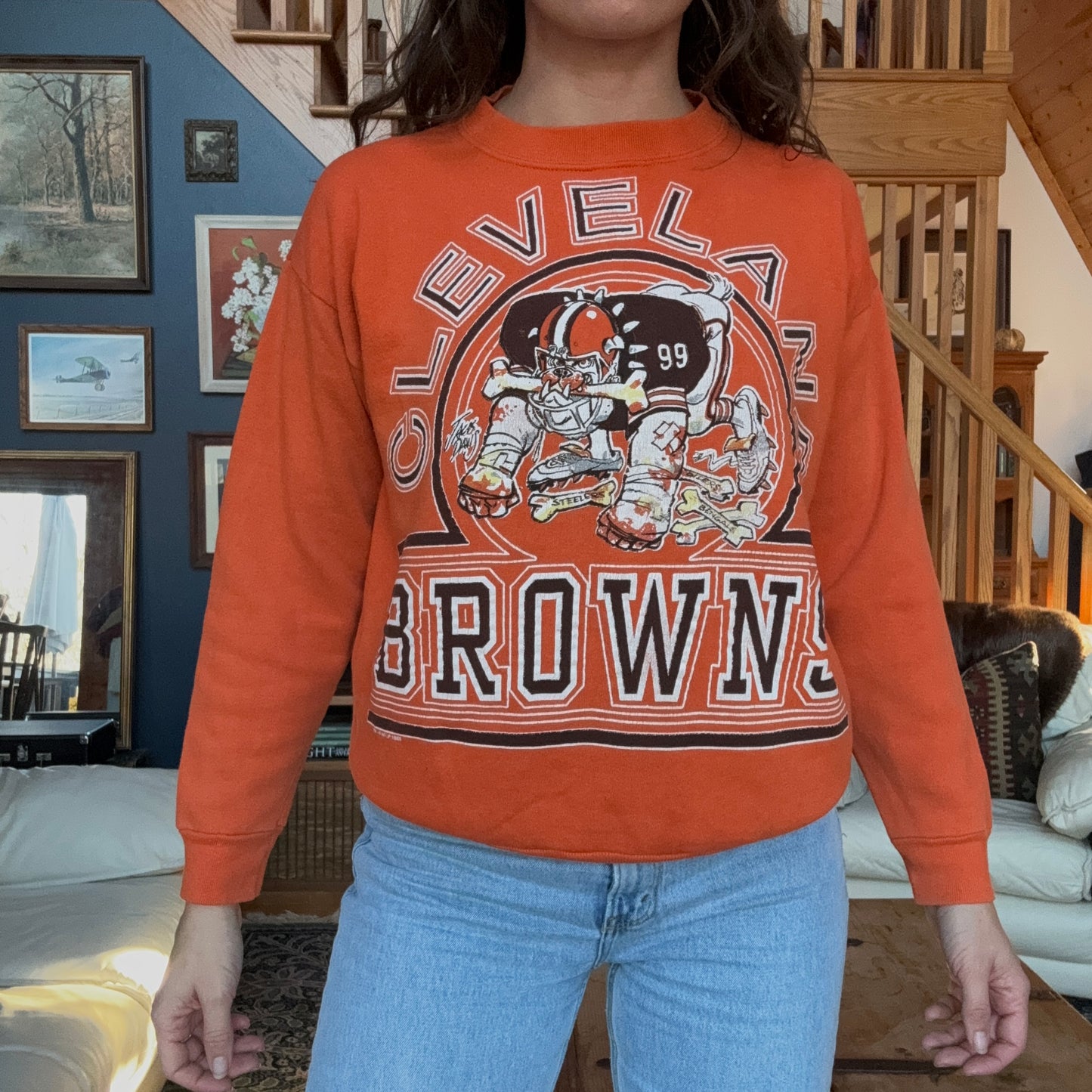 Vintage 1988 Cleveland Browns Hero Sweatshirt